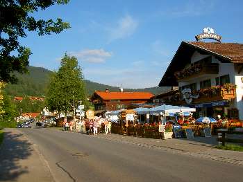 Haupt Einkaufsstrasse in Bodenmais