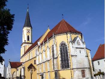 Stadt Kirche in Kelheim