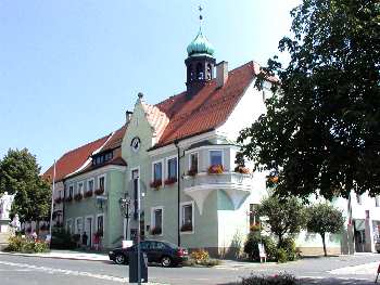 Waldmünchen Stadtplatz und Stadtverwaltung