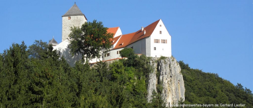 Altmühltal Burg Prunn Parken & Wandern, Klamm Aussichtspunkt