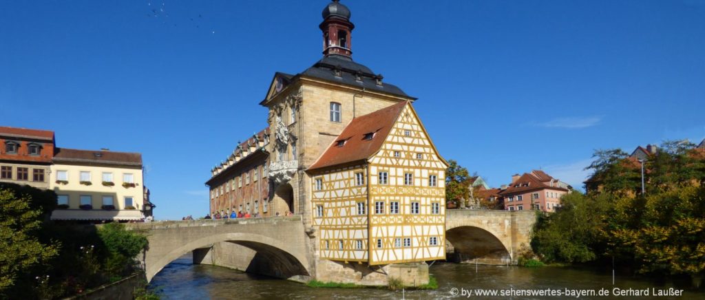 Sehenswürdigkeiten in Bamberg Tagesausflug Ziel in Bayern