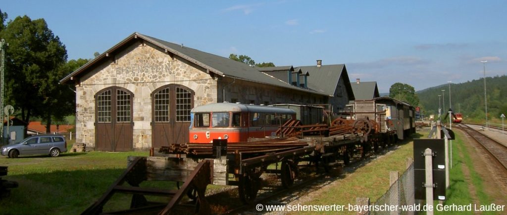 Sehenswürdigkeiten und Freizeittipps Arberregion Bayerischer Wald Localbahnmuseum in Bayerisch Eisenstein