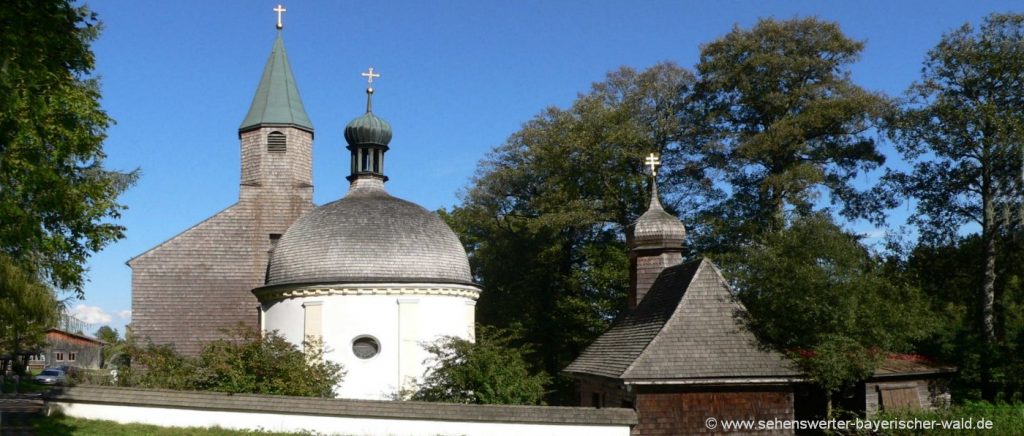 Wanderung Bischofsmais Böhmweg Wallfahrtskirche Sankt Hermann