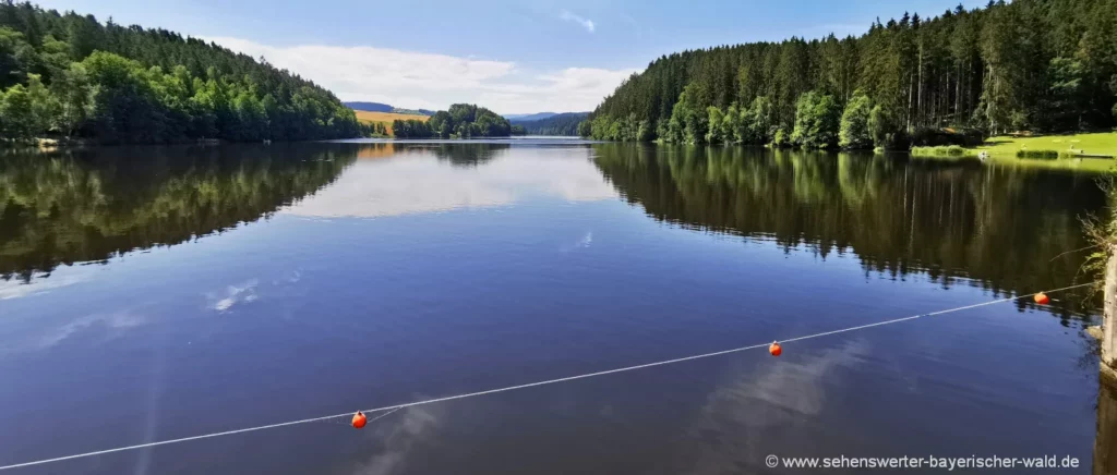 Blaibacher See Badesee im Landkreis Cham