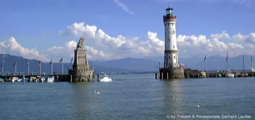 Ausflugsziele Bodensee Lindau Hafen Leuchtturm Sehenswürdigkeiten