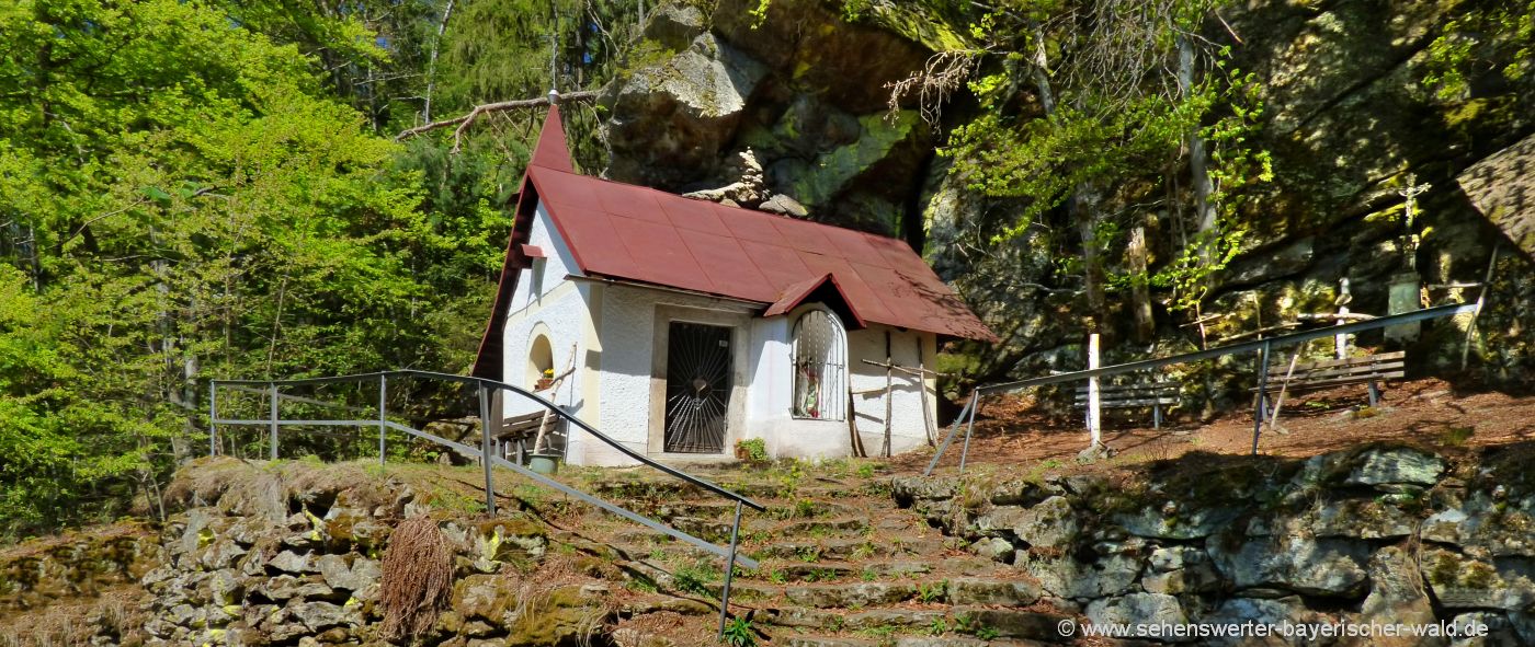 St Wolfgang Kapelle am Pilgerweg Bayerischer Wald Niederbayern