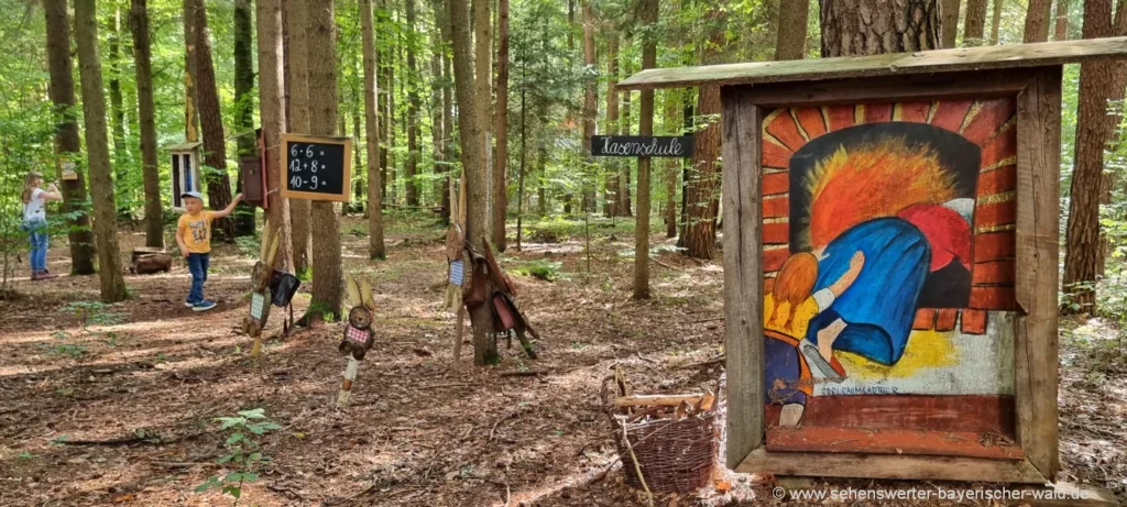 Bayern Hasenschule in der Oberpfalz im Märchenpark Brennberg