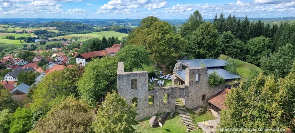 Beste Reisezeit Bayerischer Wald - Wandern in Niederbayern & Oberpfalz Burgen und Aussichtspunkte