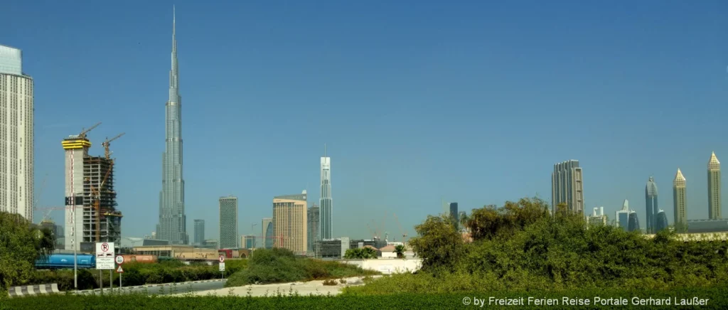 Traumurlaub in Dubai Burj Khalifa Wolkenkratzer Private Touren