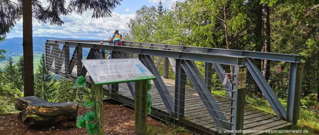 Ausflugsziel Skywalk am Eck zwischen Arnbruck und Arrach