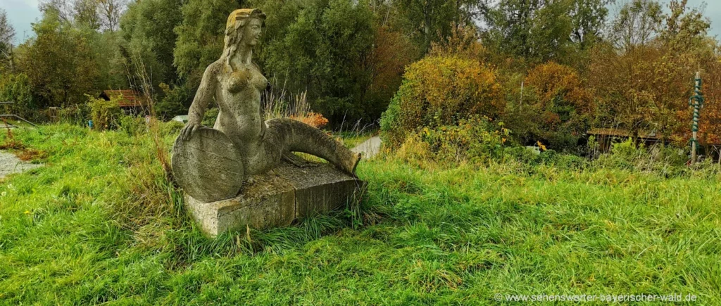 Wassernixe an den Innauen bei Bad Füssing 