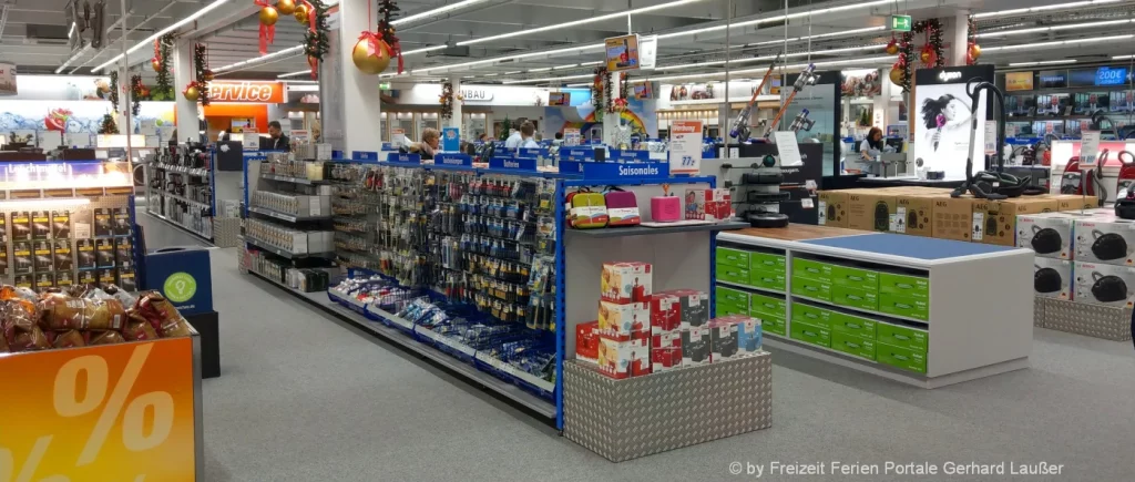 Einkaufen im Urlaub im Bayerischen Wald Shopping Tour Elektronik