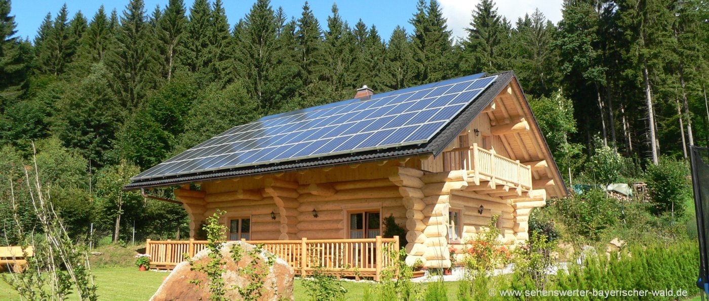 Blockhütten Urlaub Bayerischer Wald Blockhaus in Bayern mieten