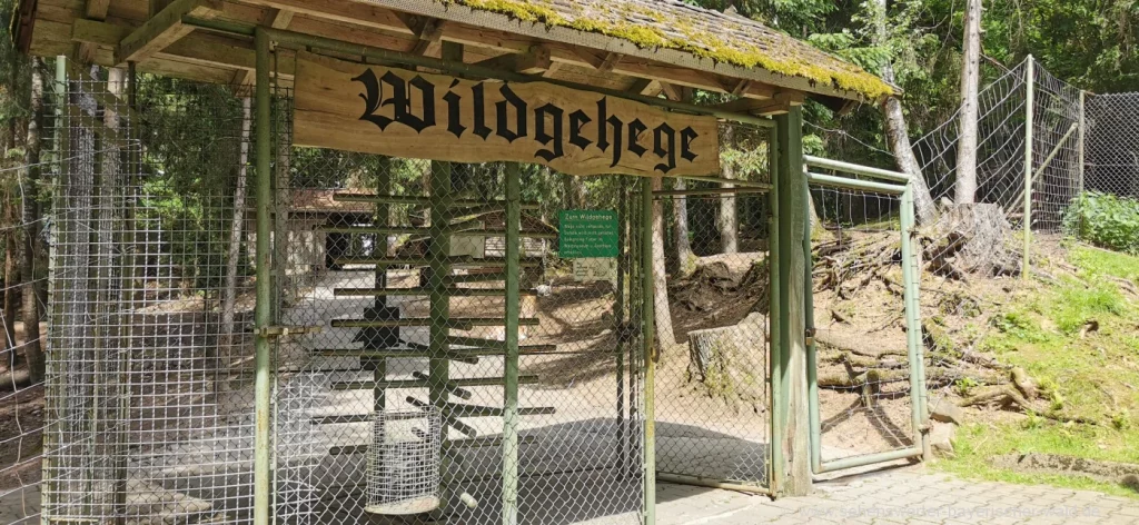 Ausflugspark am Steinbruchsee bei Furth im Wald Sengenbühl mit Wildgehege