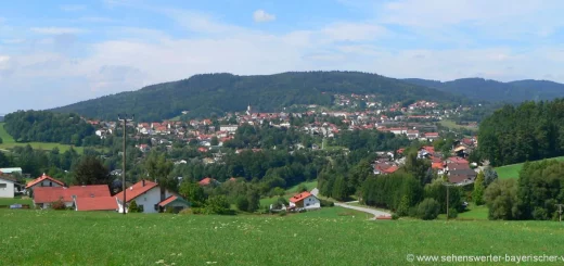 Sehenswürdigkeiten Hauzenberg Ausflugsziele Landkreis Passau Stadt Ansicht