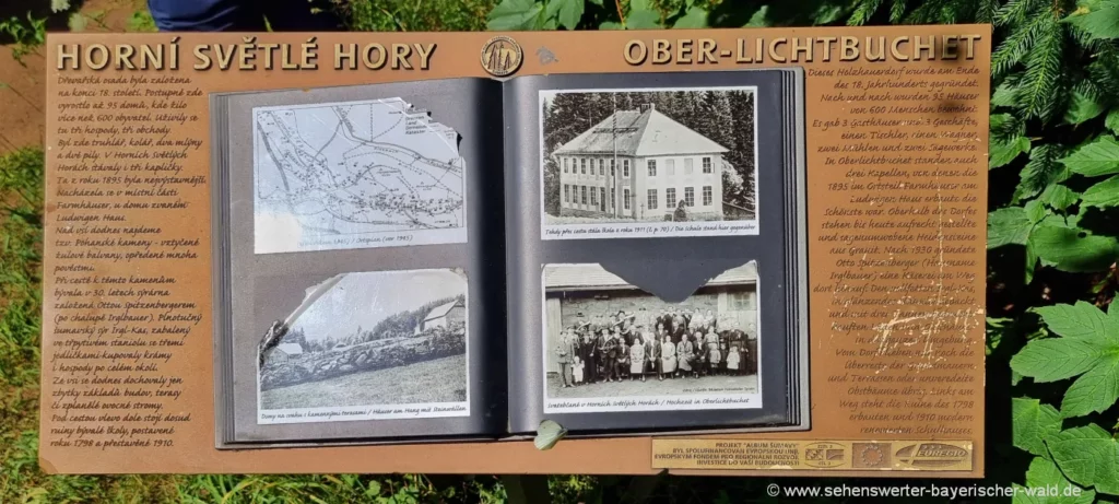 Wanderung zum Holzhauerdorf Oberlichtbuchet im Böhmerwald