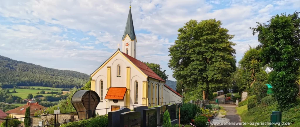 Sehenswürdigkeiten in Hohenwarth Pfarrkirche am Bankerlweg