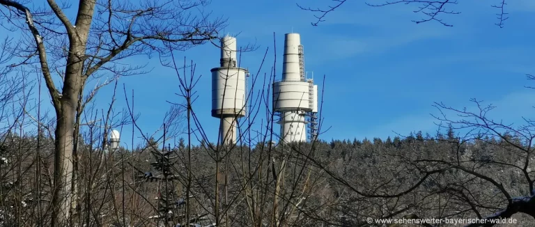 Aussichtsturm Hoher Bogen Nato Türme Wanderung