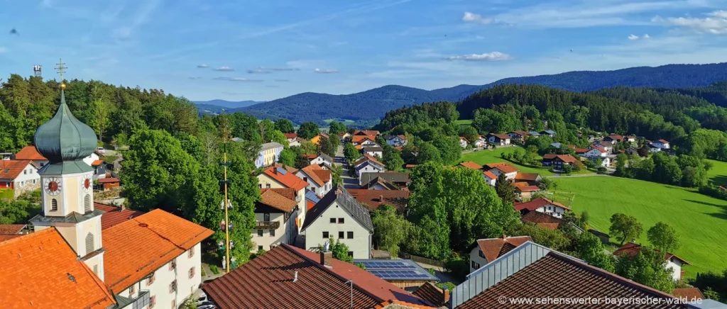  Sehenswürdigkeiten in Kollnburg - Sehenswerte Burgruine mit Aussichtsturm