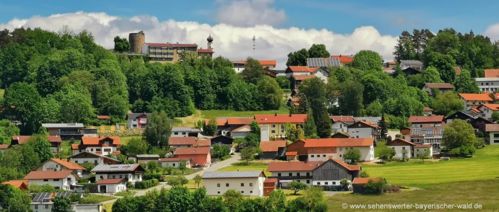 Ausflugstipps Kollnburg sehenswerter Ort mit Burgruine