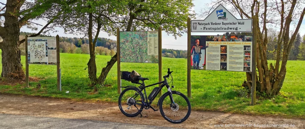 Campingreisen mit E-Bike in Bayern Radtouren i.d. Oberpfalz