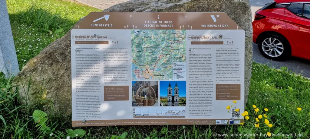 Gunthersteig in Niederbayern bei Niederalteich Attraktionen in Niederalteich Ausflugsziele in Niederbayern Freizeitangebote