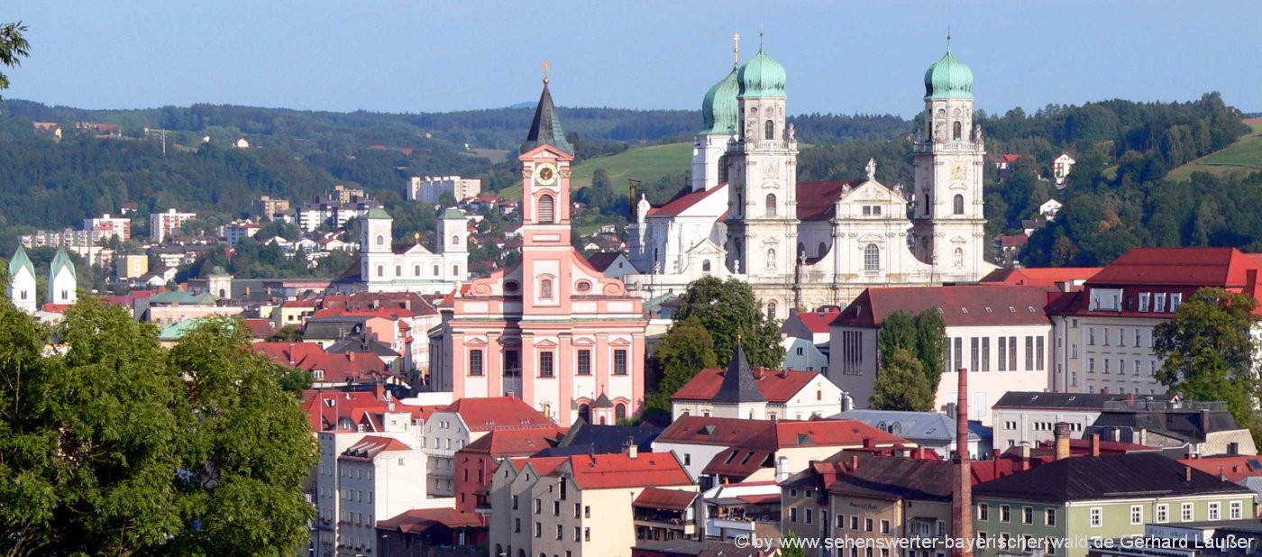 Ausflugsziele in Niederbayern Sehenswürdigkeiten in Passau an der Donau