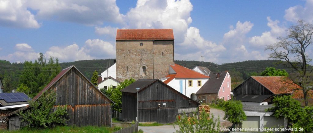 Sehenswuerdigkeiten Burg Hof am Regen Ausflugsziel bei Nittenau