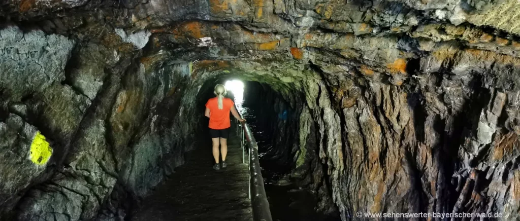 Wanderweg Burgruine Hals - historischer Trifttunnel histoischer Trifttunnel am Ilztalwanderweg