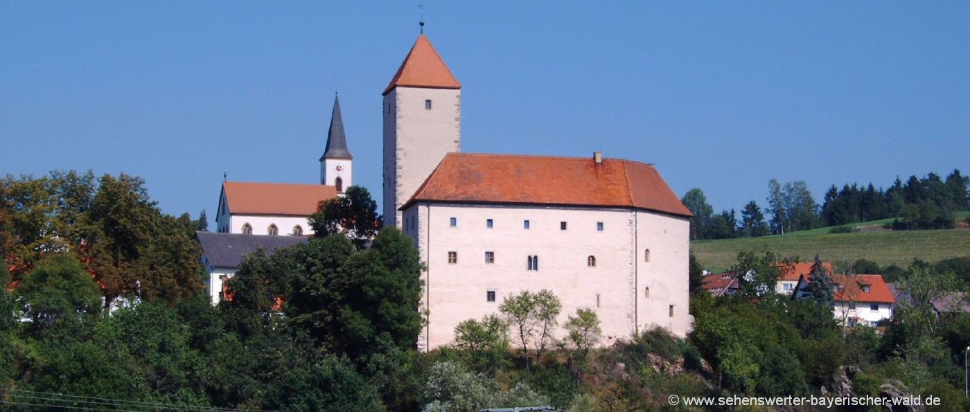 Pfreimd Burg Trausnitz im Tal in der Oberpfalz Burgen Oberpfälzer Wald