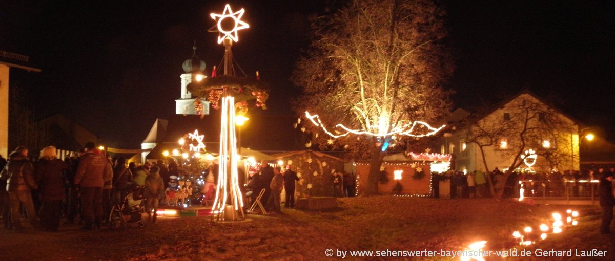 Christkindlmarkt in Pösing romantische Weihnachtsmärkte ...