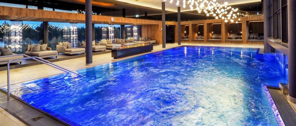 Bayerischer Wald Hotel Private Spa im Zimmer Suite mit Whirl Pool