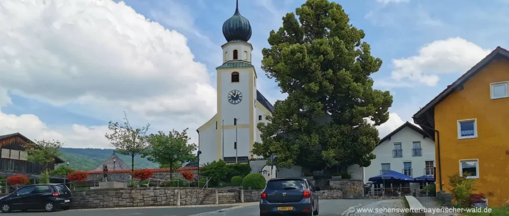 Sehenswürdigkeiten Kirche in Rimbach Sehenswürdigkeiten in Rimbach Rundweg Wanderung mit Kapellen, Kreuzen und Marterln