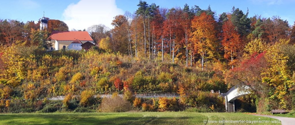 Wallfahrtskirche Roding Heilbrünnl Kirche & Gasthaus Biergarten Wanderung
