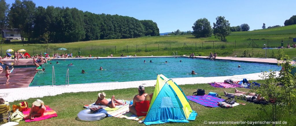 Freizeitangebote Zachenberg Badeweiher Ruhmannsfelden