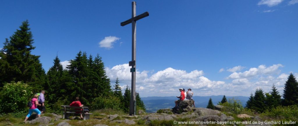 Wanderweg zur Käsplatte über den Pröller Berg Gipfel