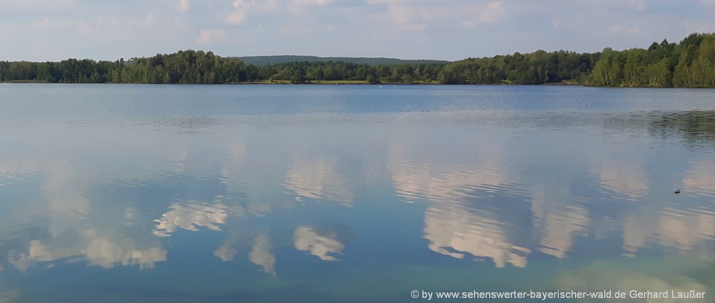 Seen in Niederbayern Freizeitsee Friedenhain See bei Straubing