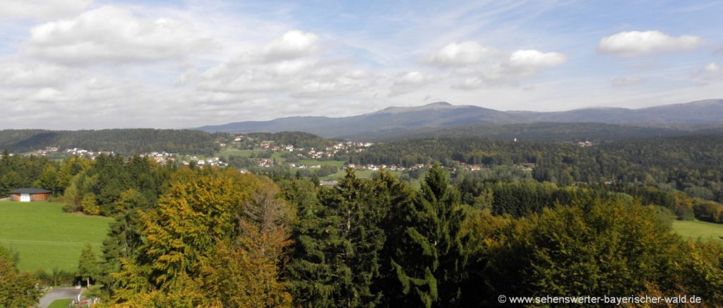 Ausflgstipp Spiegelau Aussichtsturm am Oberkreuzberg Nationalpark