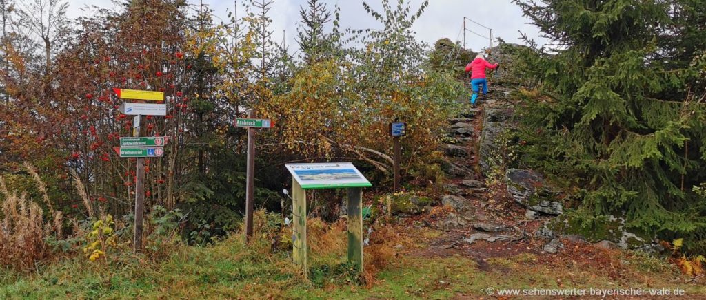 Spitzwaldkanzel Bilder vom Rundwanderweg Schareben bei Arnbruck Drachselsried