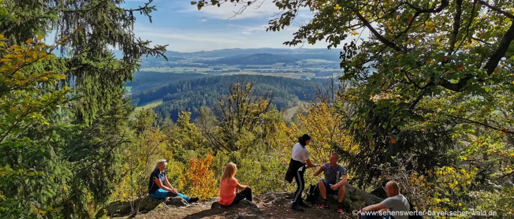 Wandern Stamsried zum Sattelberg Aussichtspunkt