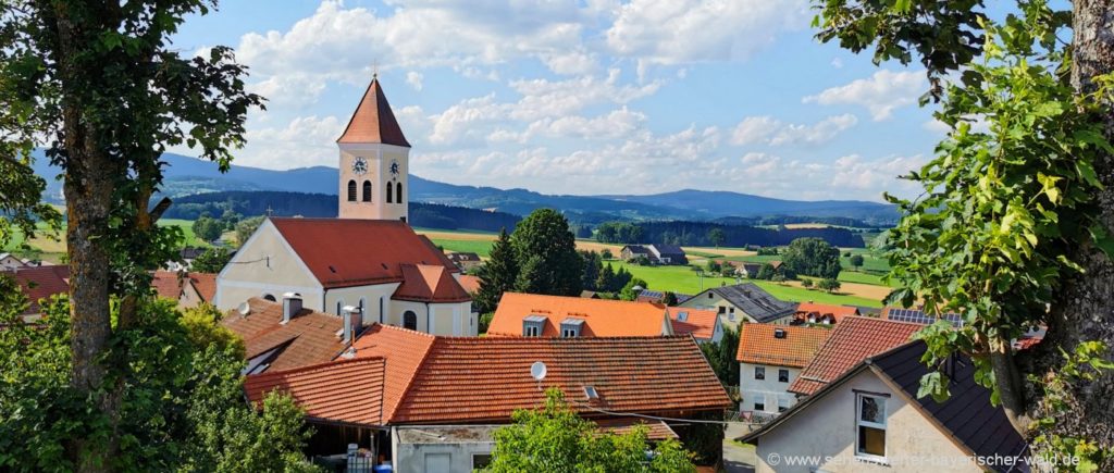 Ausflugsziele in Treffelstein Sehenswürdigkeiten Kirche & Turm