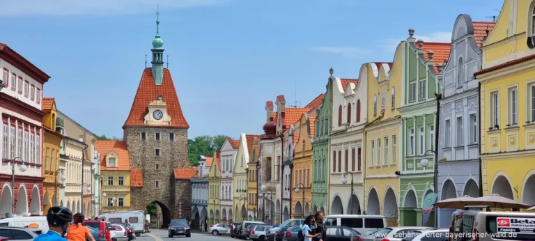 Ausflüge Tschechien Domazlice Ausflugsziele Taus Stadtplatz Sehenswürdigkeiten