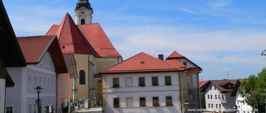 Untergriesbach Wandern, Radfahren, Nordik-Walking Wanderung bei Untergriesbach Sehenswürdigkeiten am Rundweg