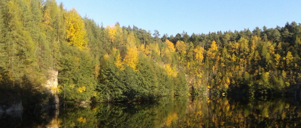 Gumpinger Weiher geheimer Badesee bei Nittenau und Wald