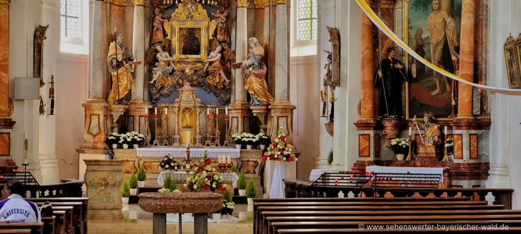 Sehenswürdigkeiten in Walderbach die Klosterkirche