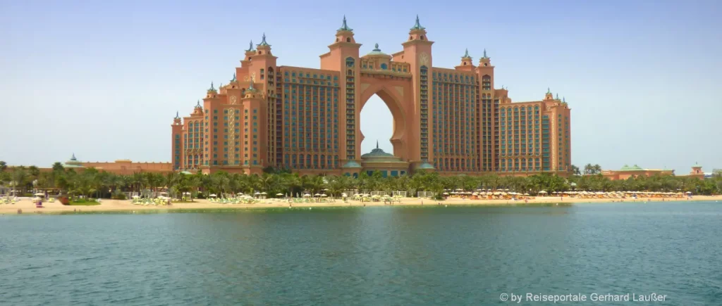 Weltreise nach Dubai Atlantis the Palm Hotel 5 Sterne Luxushotel Palmeninsel