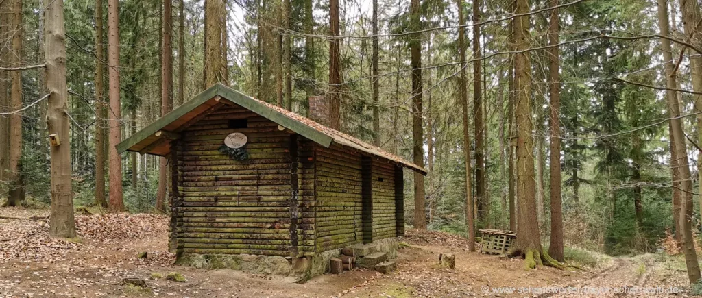 Wanderung Buchberg Ruine mit Buchberghütte bei Windischbergerdorf und Willmering