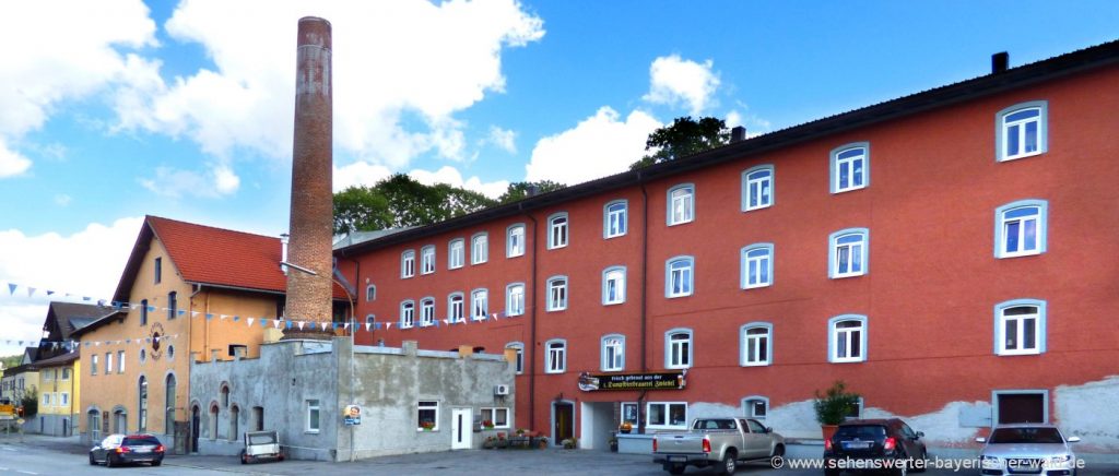 Dampfbierbrauerei altes Bild Zwiesel Dampfbierbrauerei Bayerischer Wald Brauerei Dampfbier Führung