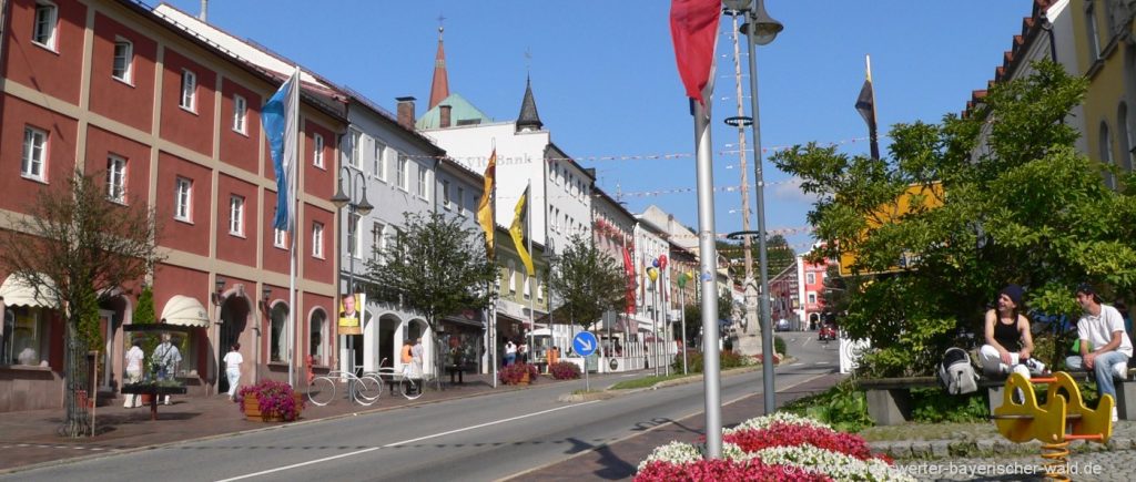 Stadtplatz Zwiesel Unterirdisches Höhlensystem Bayerischer Wald